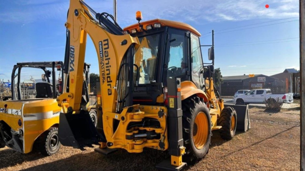 View of a level construction site ready for foundation laying. Groundwork preparation machinery and plant hire service.